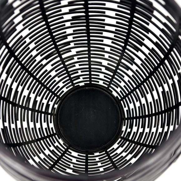 Bronze Metal Wicker Look Barrel Shaped Decor Pieces, Set of Two - Picture 8 of 16